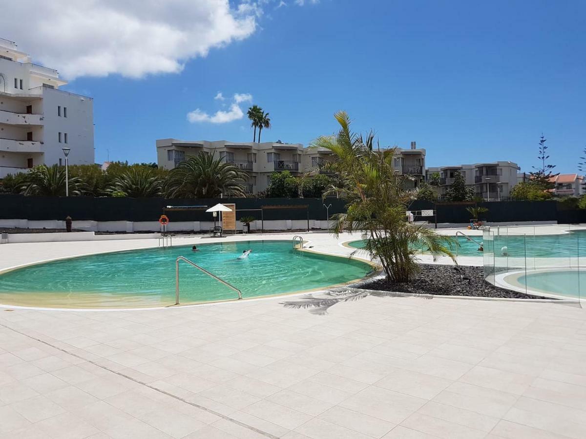 San Marino With Heated Pool, Only 450 Meters To The Beach, Wifi Arona  Dış mekan fotoğraf